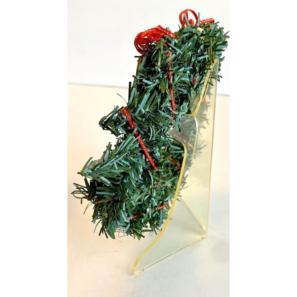 Hallmark 1990 Little Frosty Friends Memory Wreath Miniature Ornament Stand Box - Picture 6 of 10